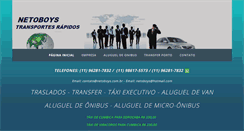 Desktop Screenshot of netoboys.com.br